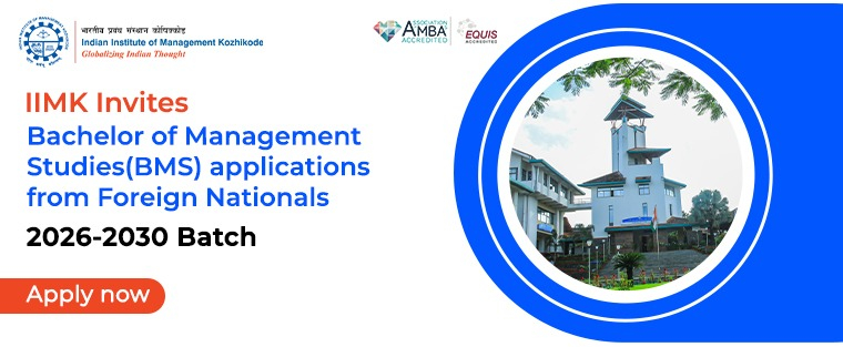 Application Open for BMS programme for Foreign Nationals (2026-2030 Batch)